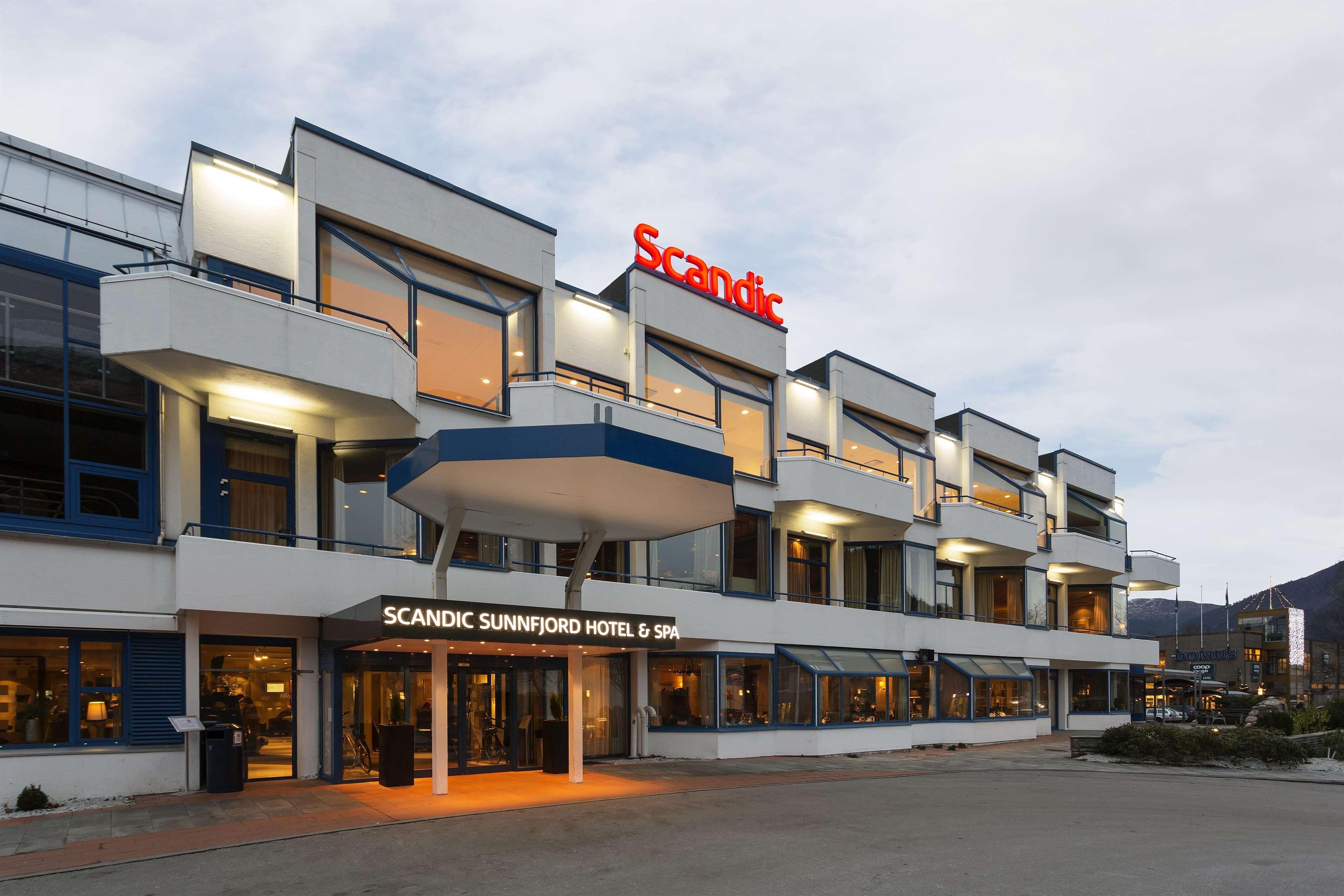 斯堪迪克南峡湾Spa酒店 Førde 外观 照片